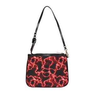 Borsa a tracolla piccola Red Lightning