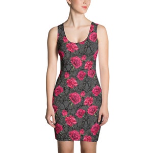 Rose Bush Tank Dress
