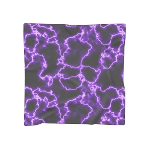 Purple Lightning Scarf