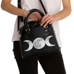 Triple Moon Shoulder Handbag