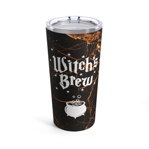 Witch&#39;s Brew Orange Tumbler 20oz