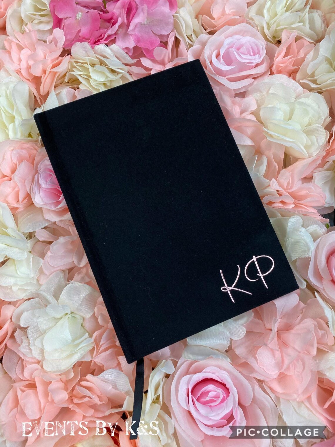 Personalised A5 velvet notebook velvet book velvet notes Etsy