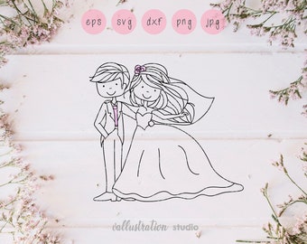 Stick Figure Couple Etsy