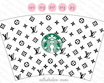 Louis Vuitton Starbucks Cup Etsy Louis Vuitton Starbucks Cup Etsy