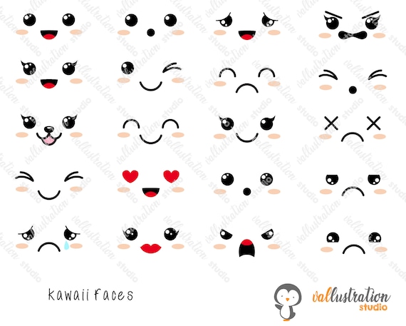 Pegatinas Kawaii para álbum de recortes para niños, Pegatinas con sello de  sobre, sonrisa, cara triste y enfadado, 500-1000 piezas - AliExpress