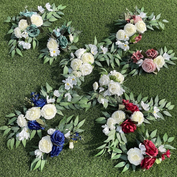 Flower Swags Wedding Signs Etsy