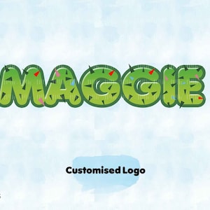 FILE DIGITALE: Logo personalizzato "Toki Doki Cactus"