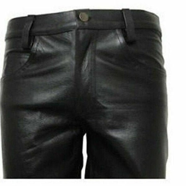 Faux Leather Shorts - Etsy
