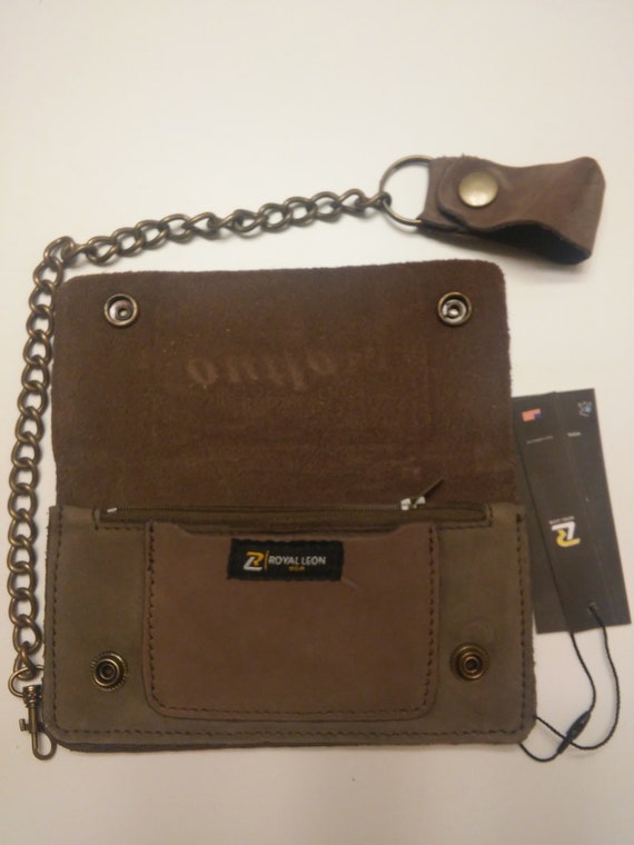 Tassen & portemonnees Portemonnees & Geldclips Portemonnee met ketting Black semi chain wallet Black semi truckers long Wallet with a chain ships same day as ordered 