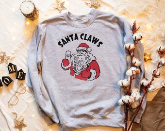 santa claws sweatshirt