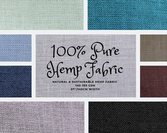 Hemp Fabric By The Yard Etsy