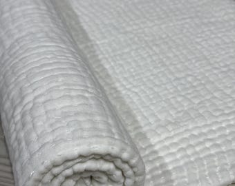 Handgesteppte 6-Schicht-Baumwoll-Musselin-Decke - Musselin Kinderdecke Musselin werfen Musselin Musselin Decke Musselin Musselin Decke atmungsaktiv Kinderdecke