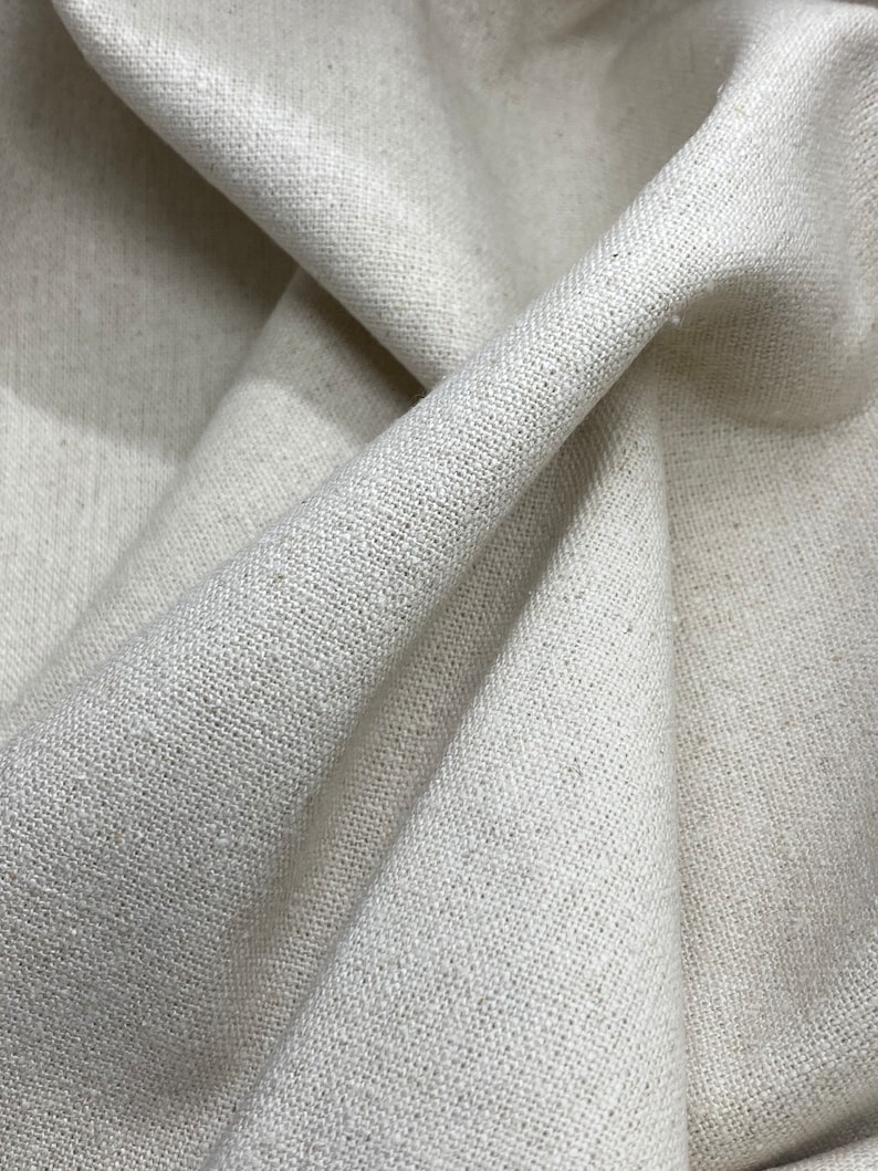 Silk Noil Fabric - 145-150 GSM /4.5 Oz | Raw Silk Fabric Noil Silk Fabric for upholstery Silk Fabric for Shirt Noil Silk Dyeable Silk Fabric image 2