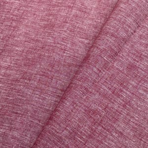 Matka Silk Chambray Fabric - Red
