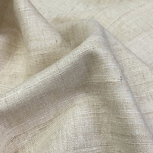 Silk Fabric - Raw Wild Natural Handmade Undyed Silk Fabric - 150 gsm / 4.5 Oz - Peace Silk Fabric Ahimsa Silk Fabric Raw Silk Natural Silk