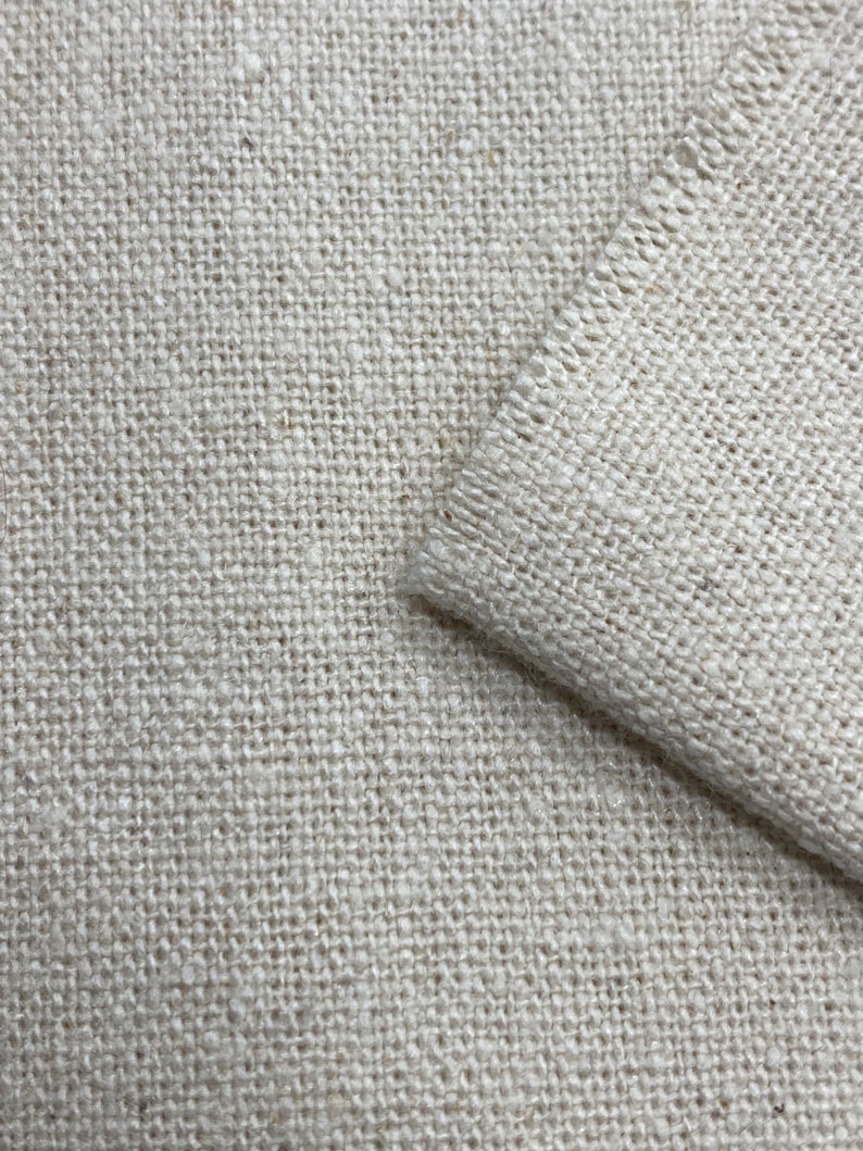 Silk Noil Fabric - 145-150 GSM /4.5 Oz | Raw Silk Fabric Noil Silk Fabric for upholstery Silk Fabric for Shirt Noil Silk Dyeable Silk Fabric image 3