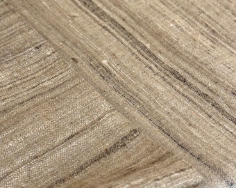 Tessuto di seta grezza - Tessuto di seta naturale selvaggia Tessuto di seta Peace Tessuto di seta Ahimsa Seta grezza Seta naturale Tessuto di seta fatto a mano 165 gsm / 5,25 oz