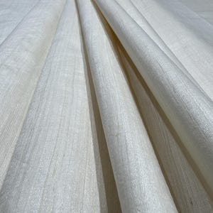 Mulberry Matka Silk Fabric - 90 gsm / 2.5 Oz - Peace Silk Fabric Ahimsa Silk Fabric Mulberry Silk Natural Silk Fabric