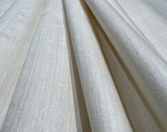 Tessuto di seta Matka di gelso - 90 g/m² / 2,5 oz - Tessuto di seta Peace Tessuto di seta Ahimsa Tessuto di seta di gelso Tessuto di seta naturale