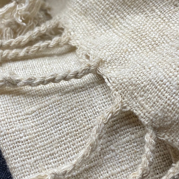 Foulard en soie sauvage (6,2 x 2 pieds) - Foulard en soie naturelle fait main - Foulard en soie sauvage sauvage de la paix - Ahimsa Silk | Écharpe en soie tissée à la main - Écharpe en soie