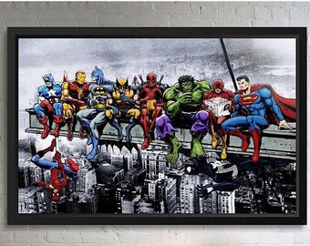 A0 A1 A2 A3 Maxi Black Panther Super Hero Large Poster Wall Art Print
