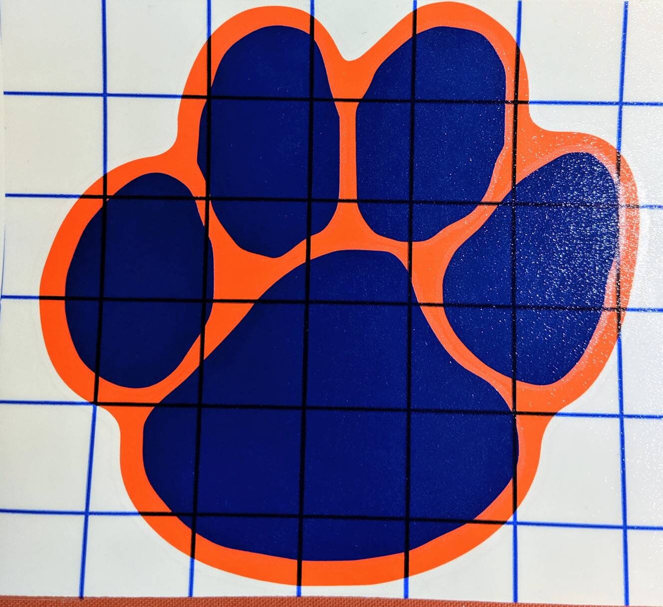 Paw Print Decal, Auburn War Eagle Etsy