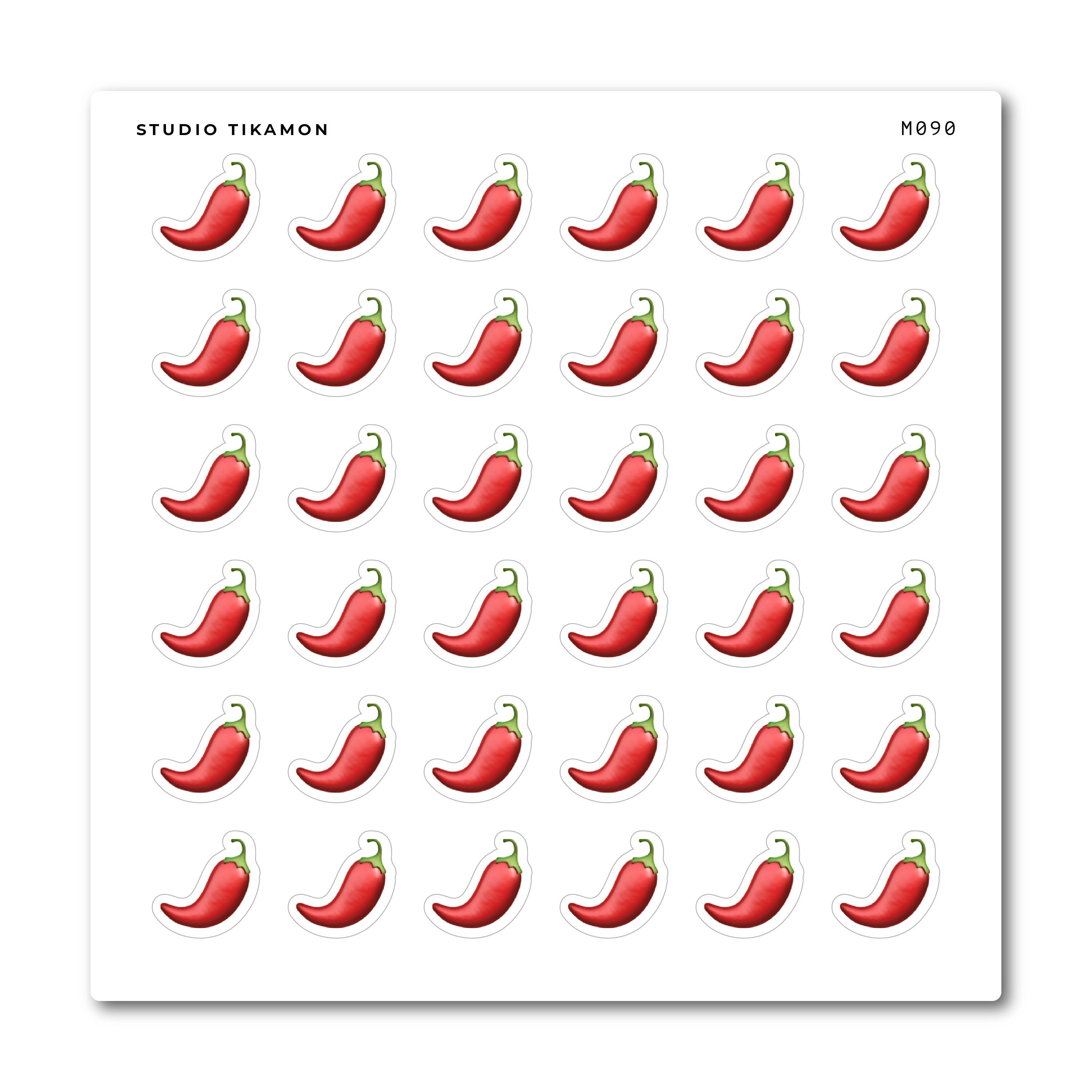 Chilli Planner Stickers | Hot Pepper | Chili Pepper | Spicy - Etsy ...
