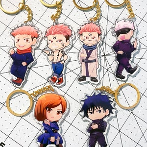 Double Sided 3&quot; Anime JJK Keychains