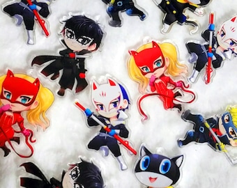 Persona 5 Single Sided Keychain