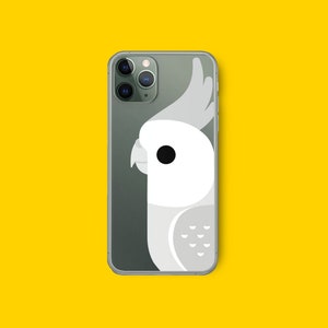 Cockatiel White Faced - Clear Case