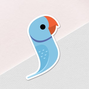 Indian Ringneck Parrot - Sticker