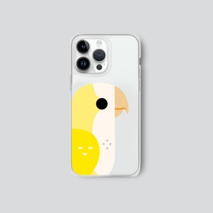 Blue Quaker Parrot - Clear Case