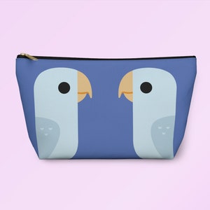 Carry All Pouch - Parrotlet Powder Blue Parrot