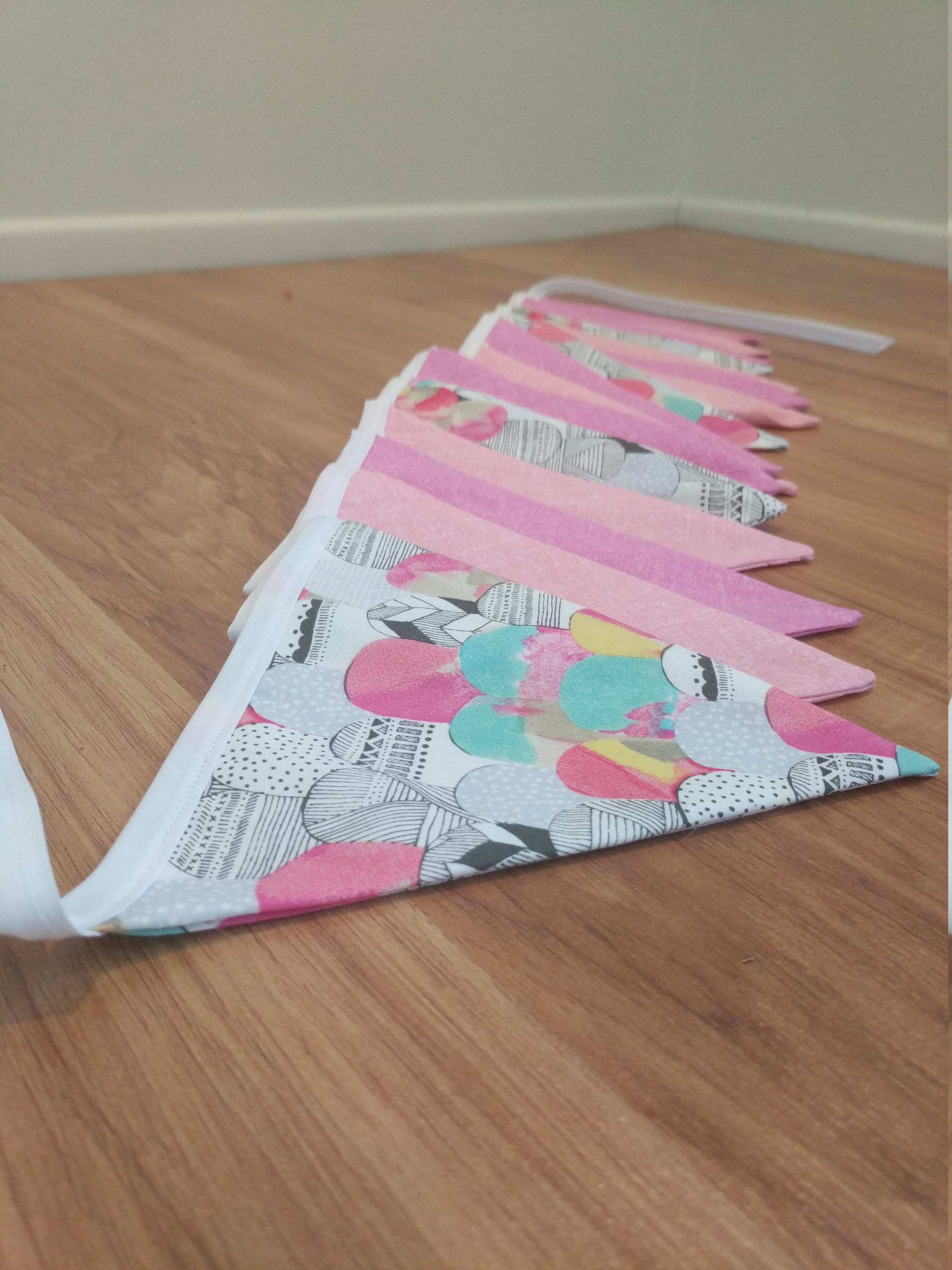 Decorative Fabric Bunting Nursery Bunting Nursery Decor Baby Bunting