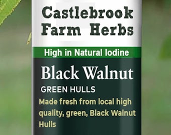 Black Walnut (Juglans Nigra) Alcohol-Based Liquid Extract Tincture