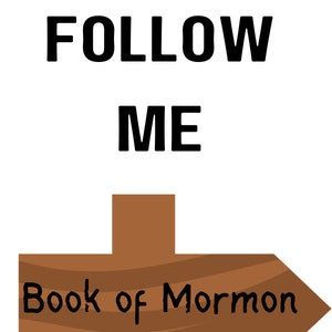 Printable Come, Follow Me Bookmarks assorted Designs Book of Mormon ...