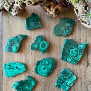 Genuine Malachite Slices, Malachite Slabs