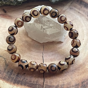 Tibetan Agate Bead Bracelets, Cheakra Healing, Beaded bracelets
