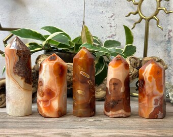 Carnelian Tower, Healing Tower, Sacral Chakra, Root or Base Chakra