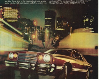 1977 Dodge Charger T-bar Roof 318 V-8 Skyline - Etsy