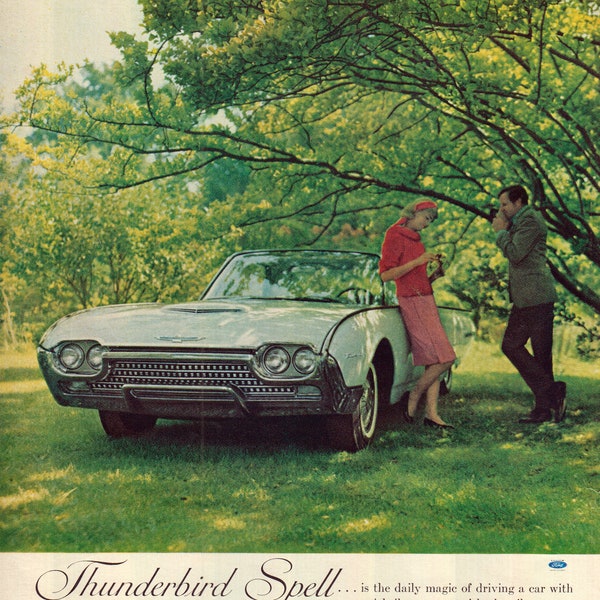 1961 Ford Thunderbird-Trend Setting-Unique in all the World-Original Magazine Ad