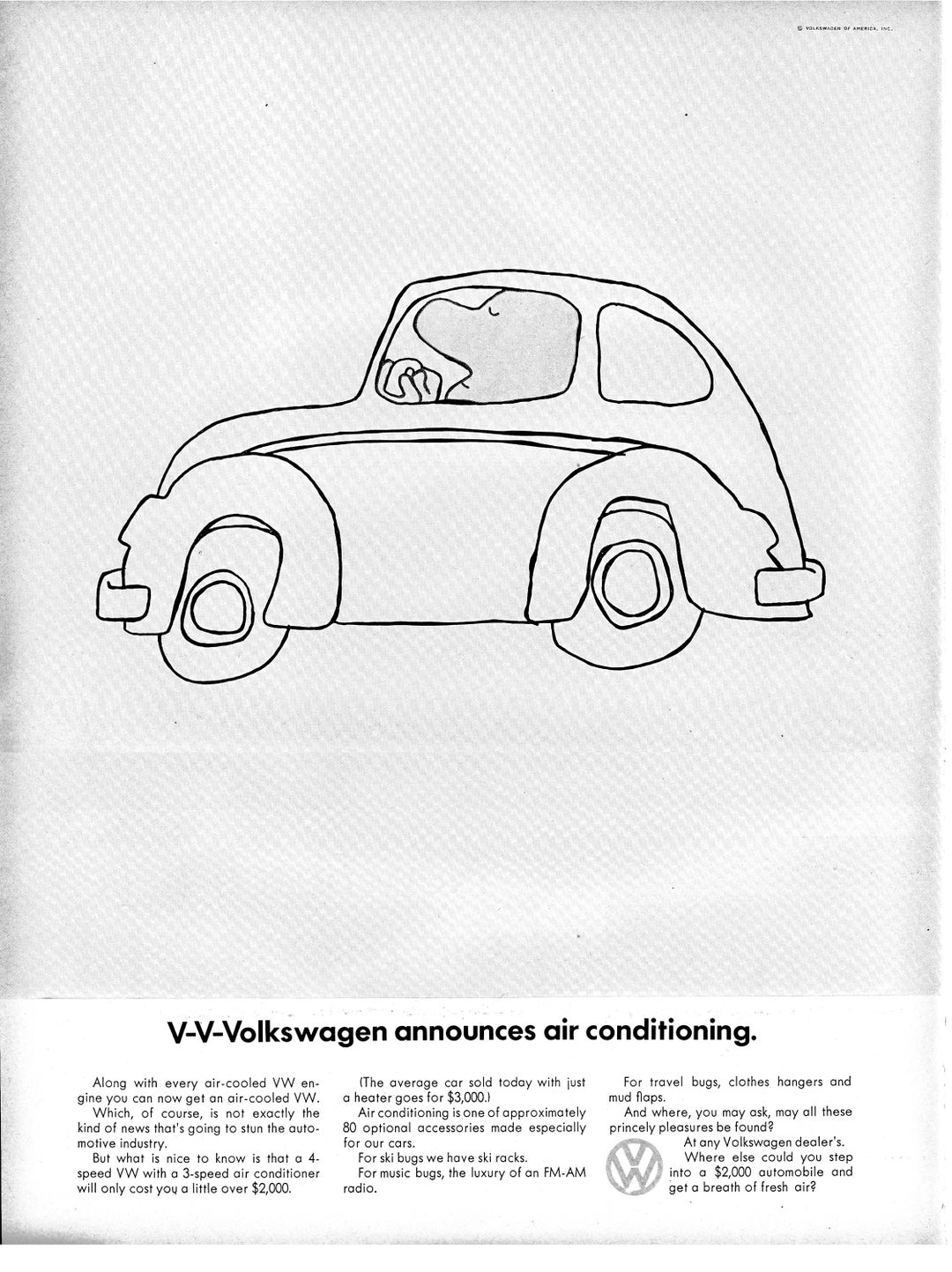 1968 VW Beetle Air Conditioning Now Included-original 13.5 * 10.5