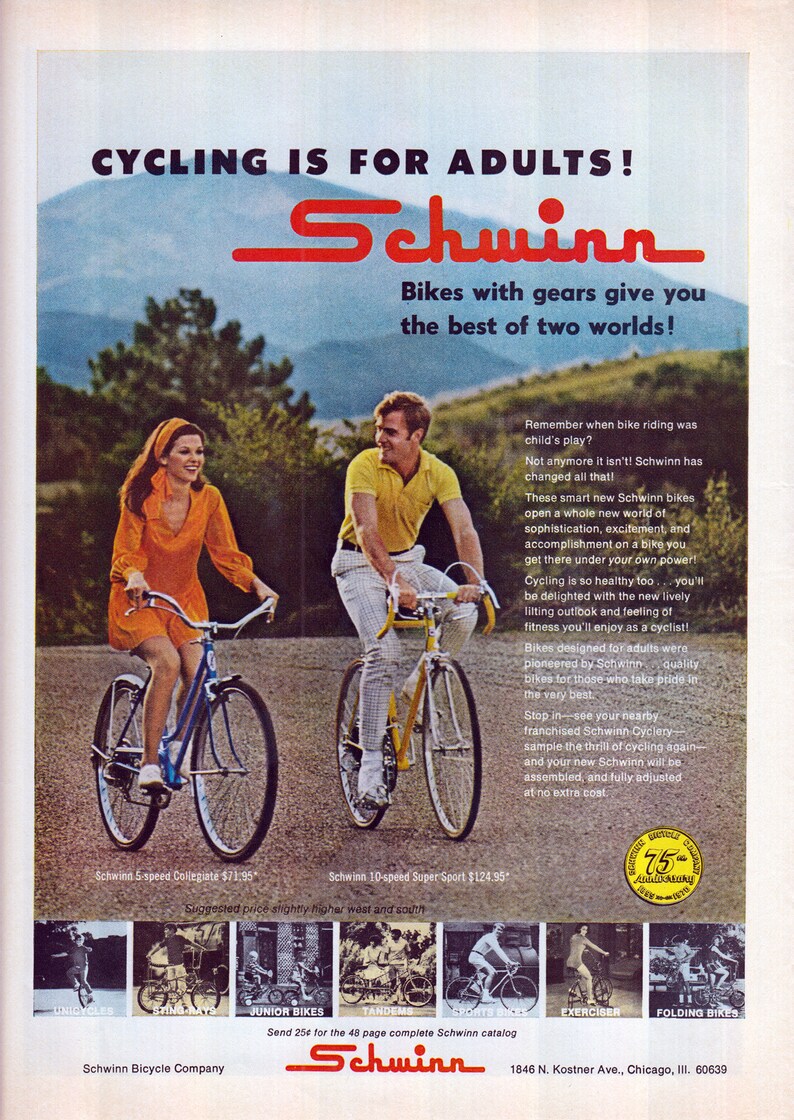 1970 Schwinn Collegiate Super Sport 75th Anniversary - Etsy