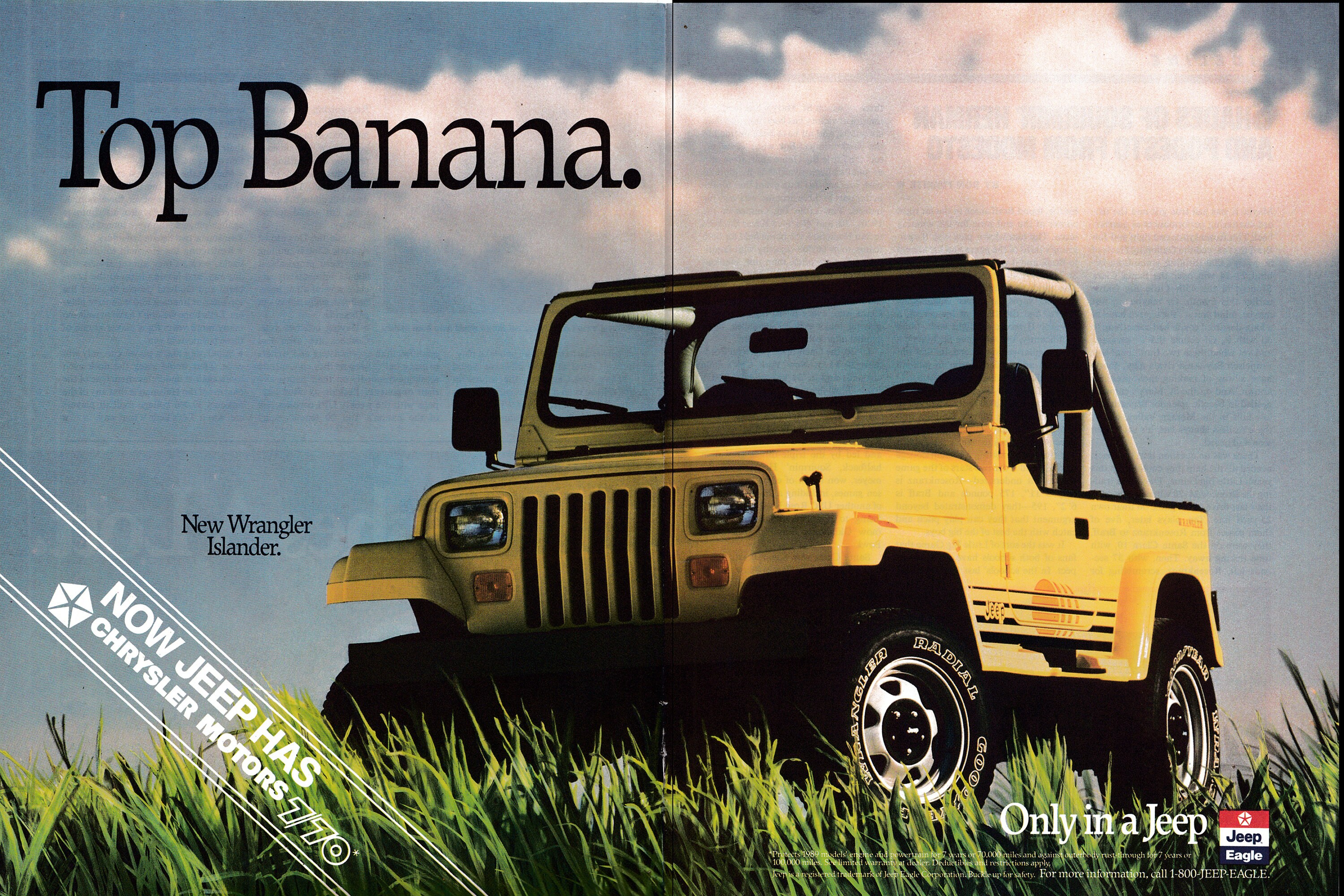 1989 Jeep Wrangler Islander Yellow-top Banana-new-original 2 - Etsy