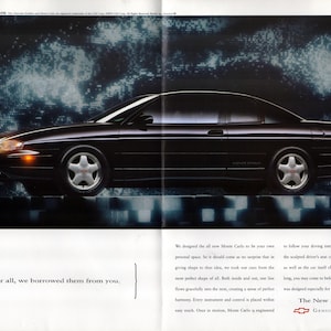 1994 シボレー モンテカルロ オリジナル 2 ページ 雑誌広告