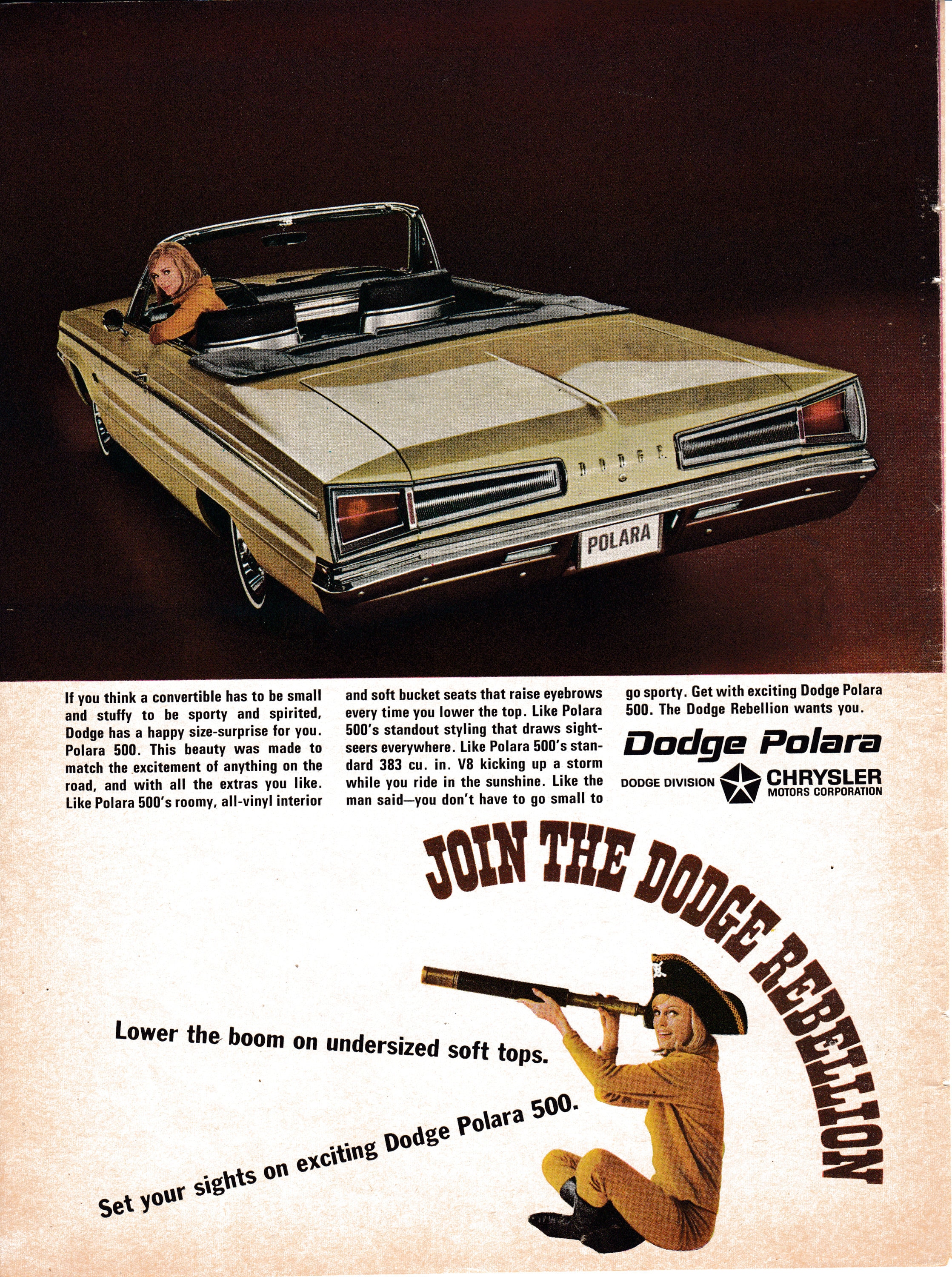 1965-1966  DODGE POLARA and MONACO GLOVE BOX