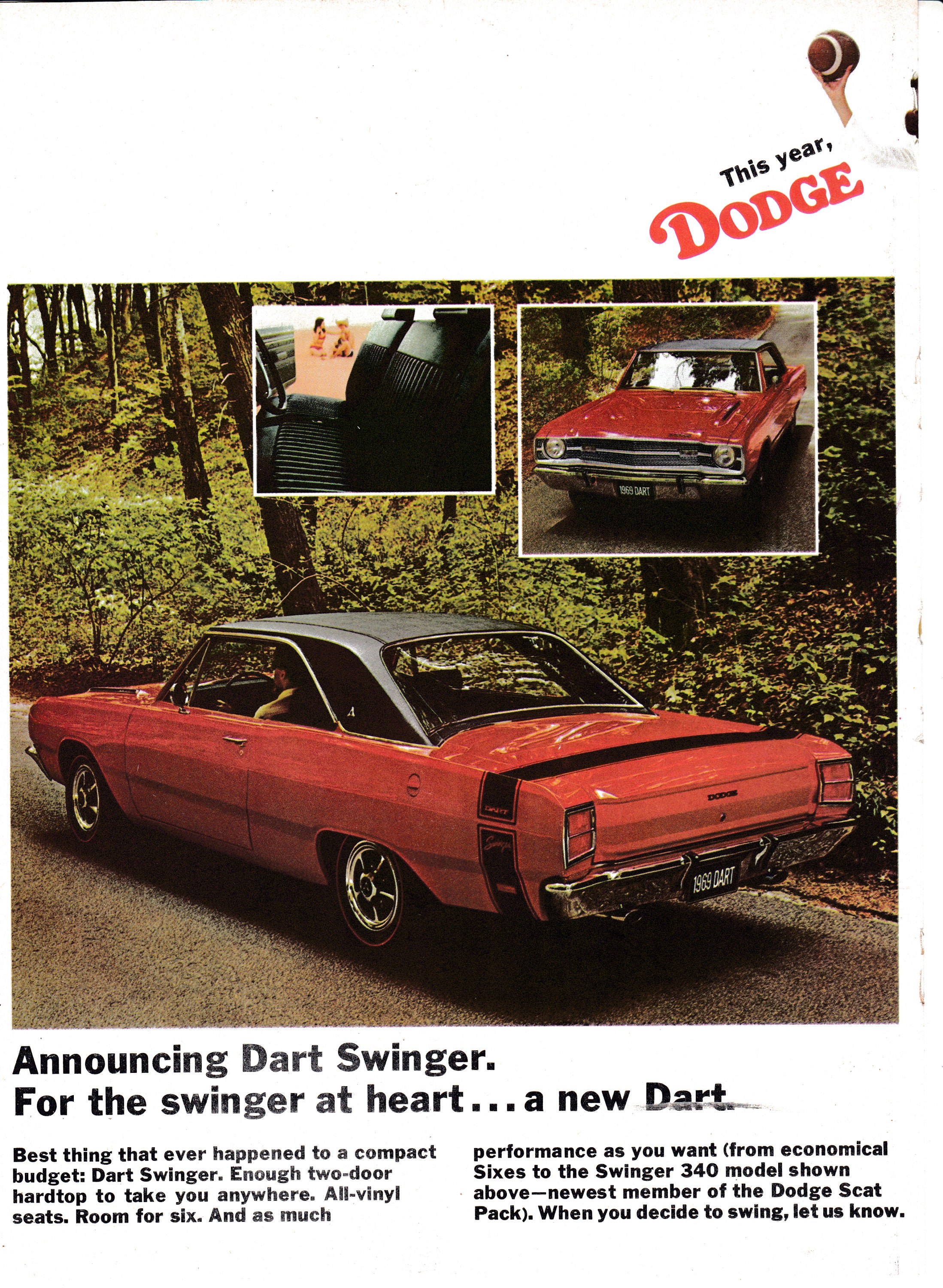 1969 Dart Swinger image picture image