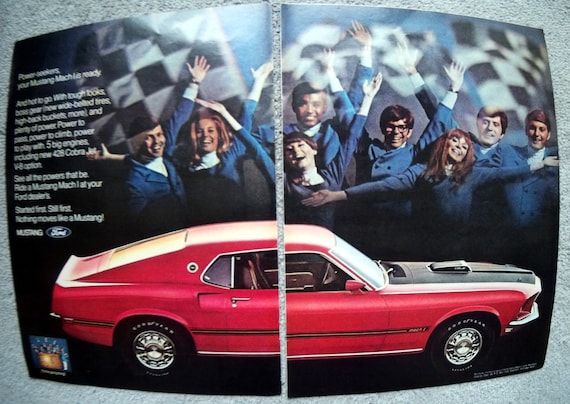 1964 Ford Fairlane Cobra Jet Vintage Advertisement Ad