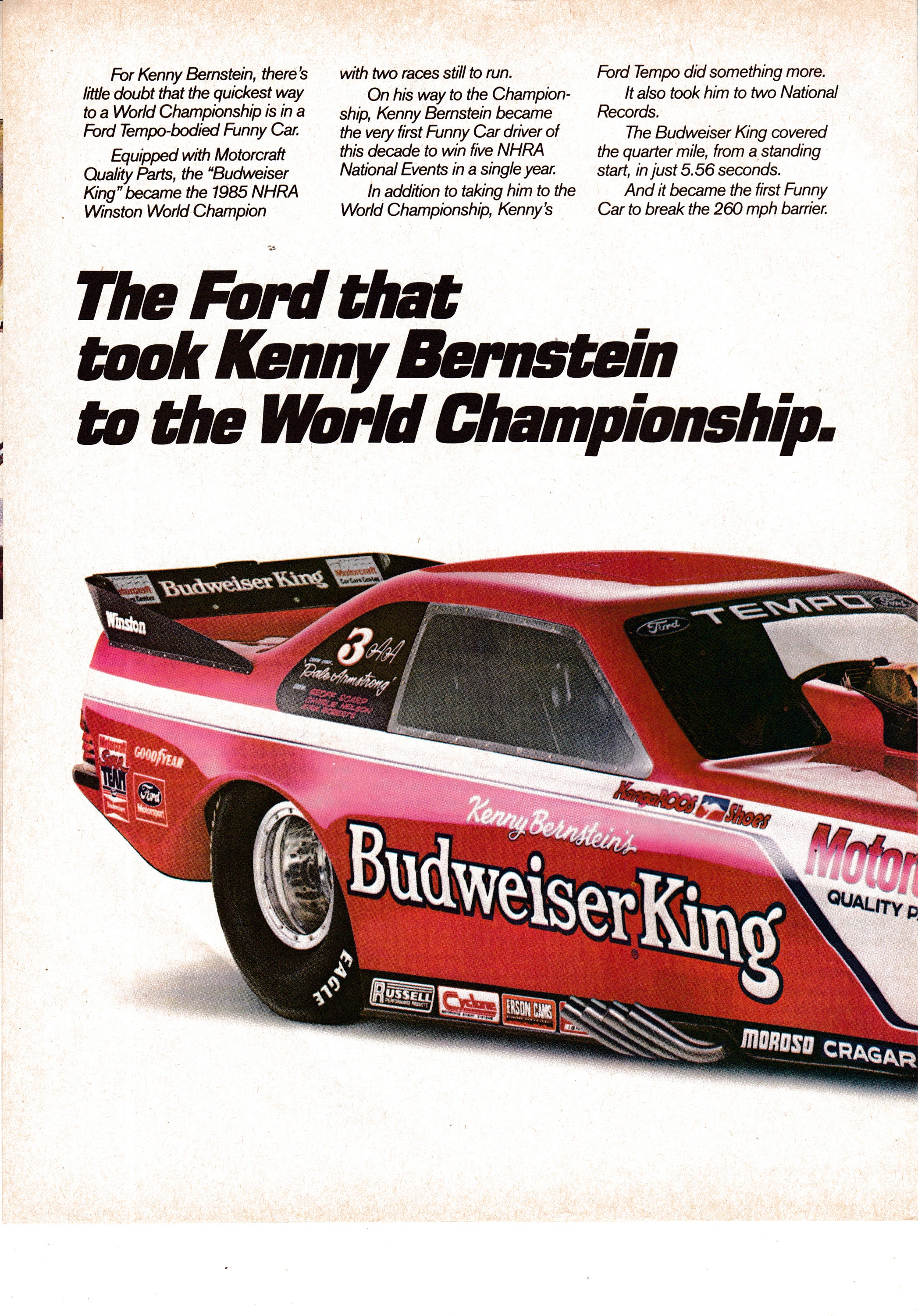 Coche De Carreras Ford Tempo