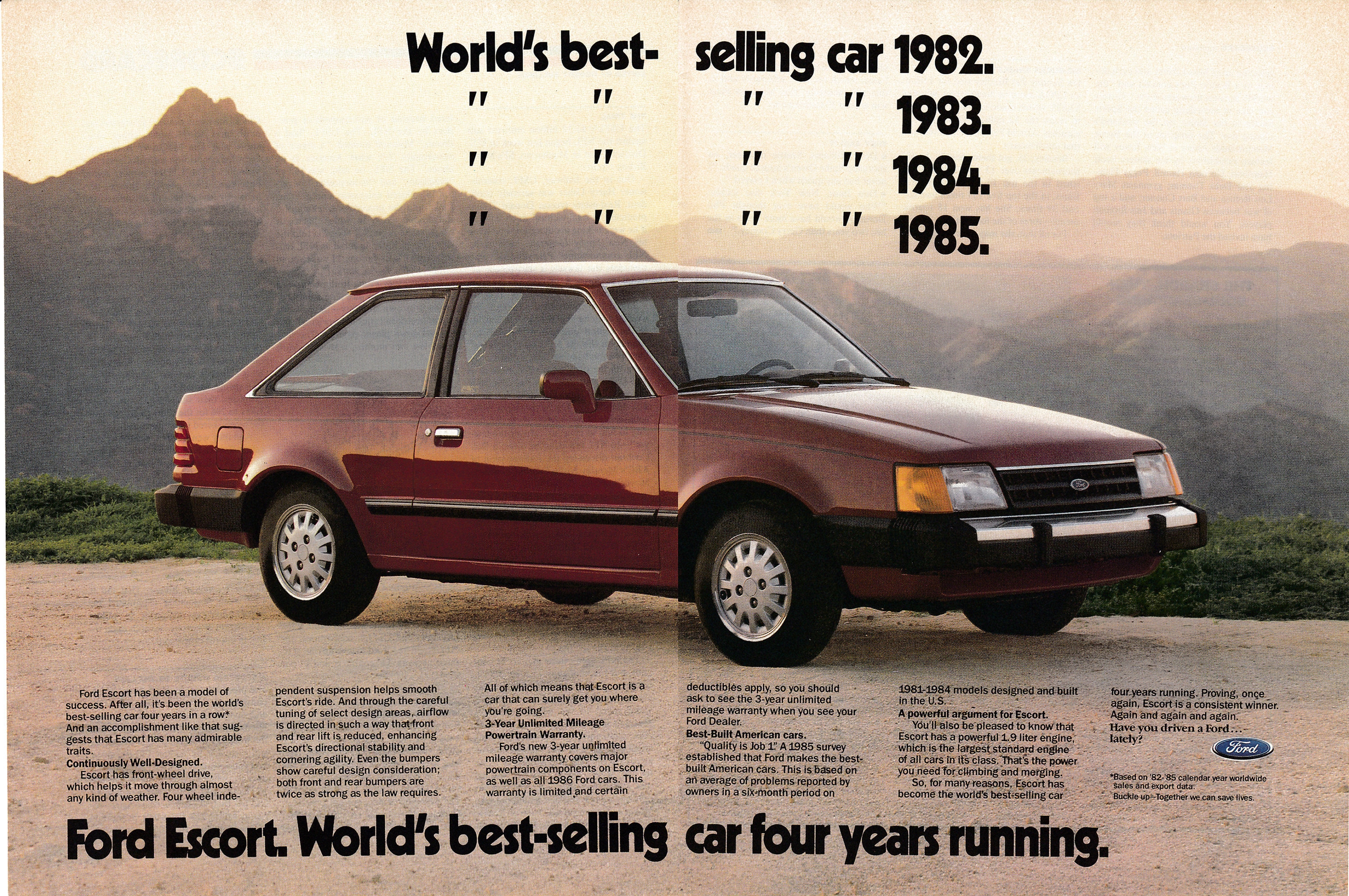 Ford escort 1986